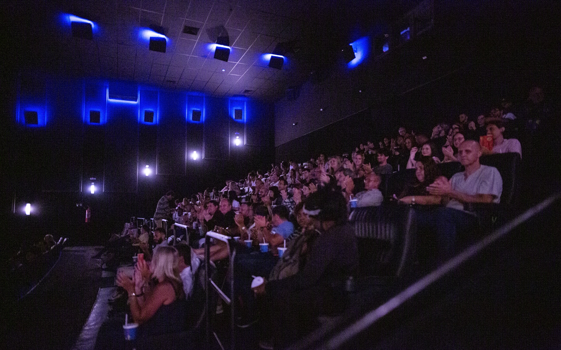 Plateia lotada no UCI Barra da Tijuca