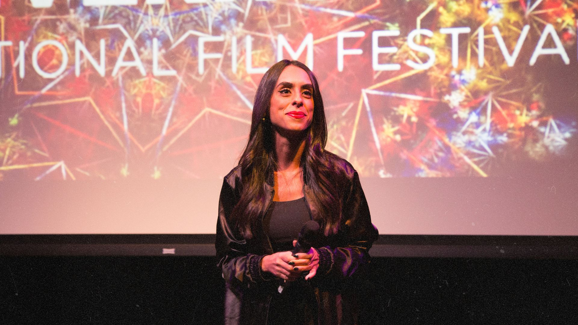 Rhaissa Gonçalves em festival de cinema